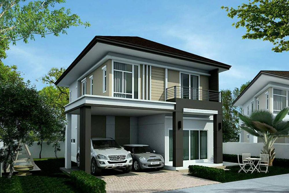 (บ้านระยอง)  ณิชาวิลล์ บ้านเดี่ยว ขนส่งใหม่ – ระยอง